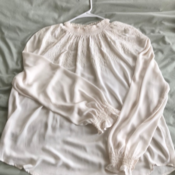 LOFT Tops - Ivory blouse XL